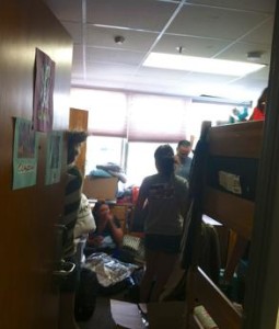 Picture inside a dorm room.