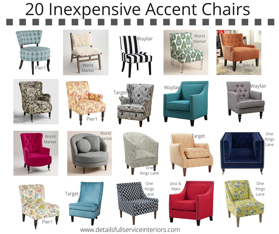 20 Inexpensive Accent Chairs To Add Fun To Your Home