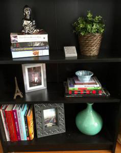 Full Bookcase With Smaller Items You Love - Decorating Questions