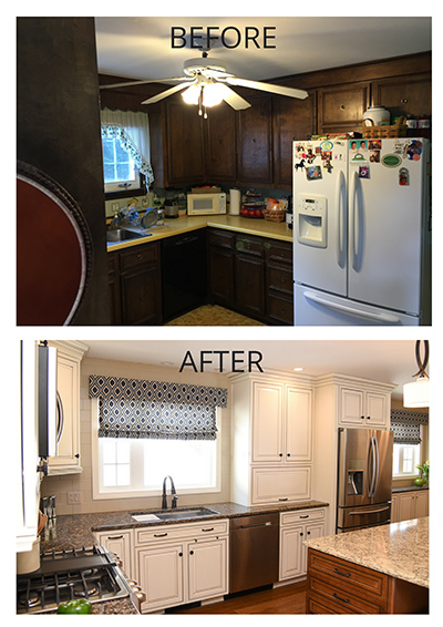 Before and After Details Full Service - Details Full Service Interiors - Kitchen Renovation