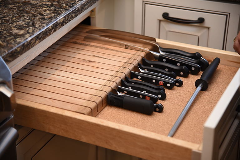 Knife Drawer - Details Full Service Interiors - Kitchen Renovation