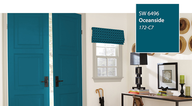 Oceanside - Sherwin Williams Color of the Year - 2018 - Details Full Service Interiors