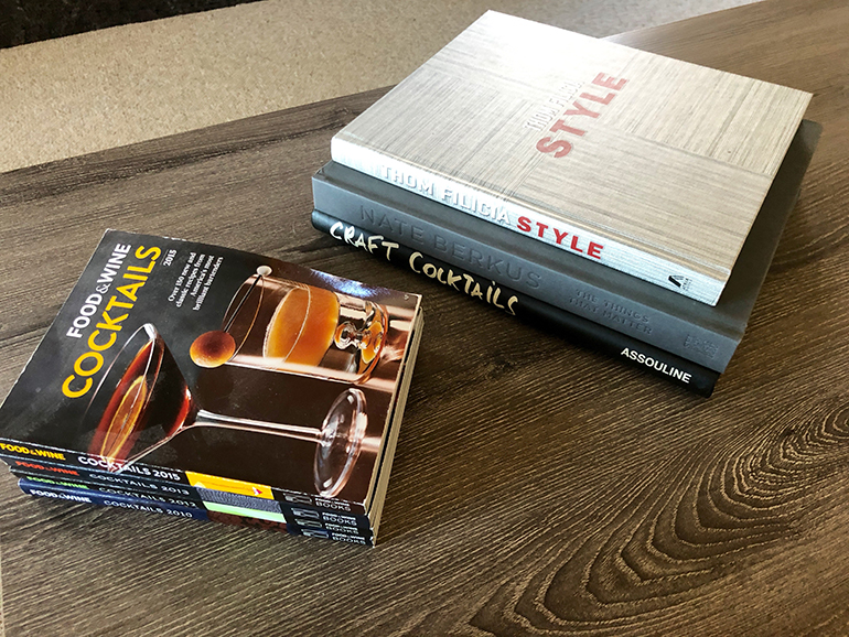 Add books to your coffee table - Details Full Service Interiors - Monson Interior Design