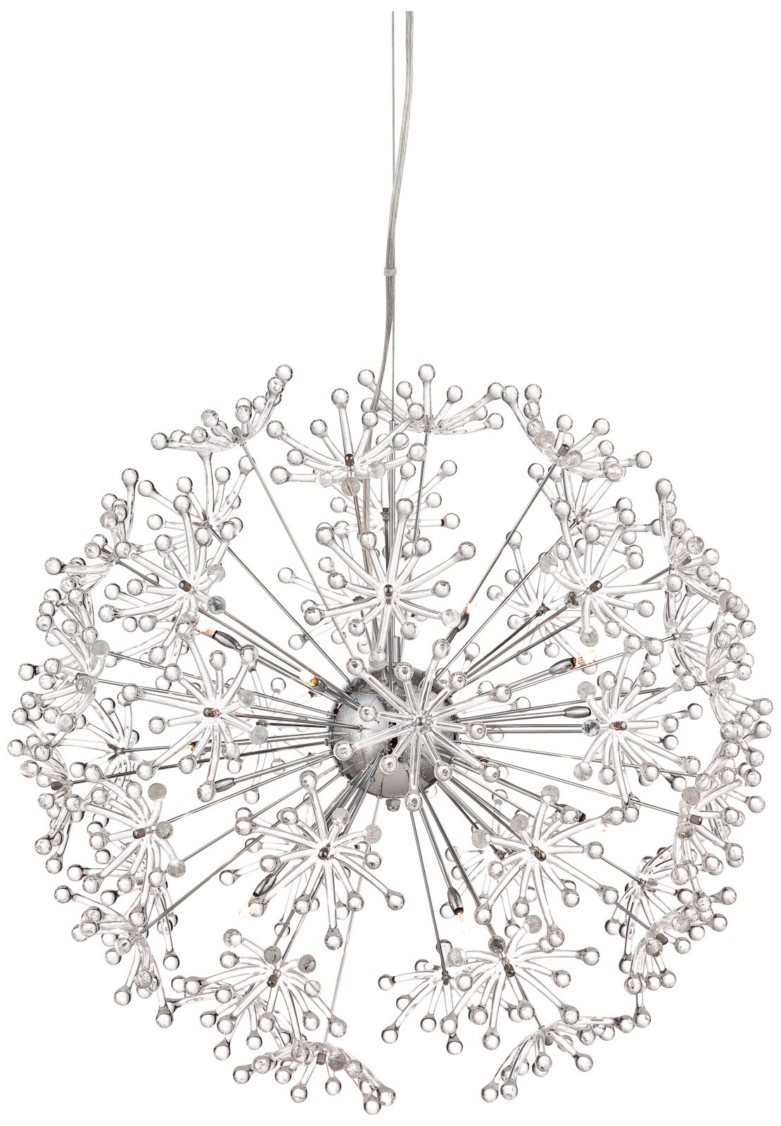 Dainty Glass Crystal Chandelier - Lamps Plus - KBIS 2019
