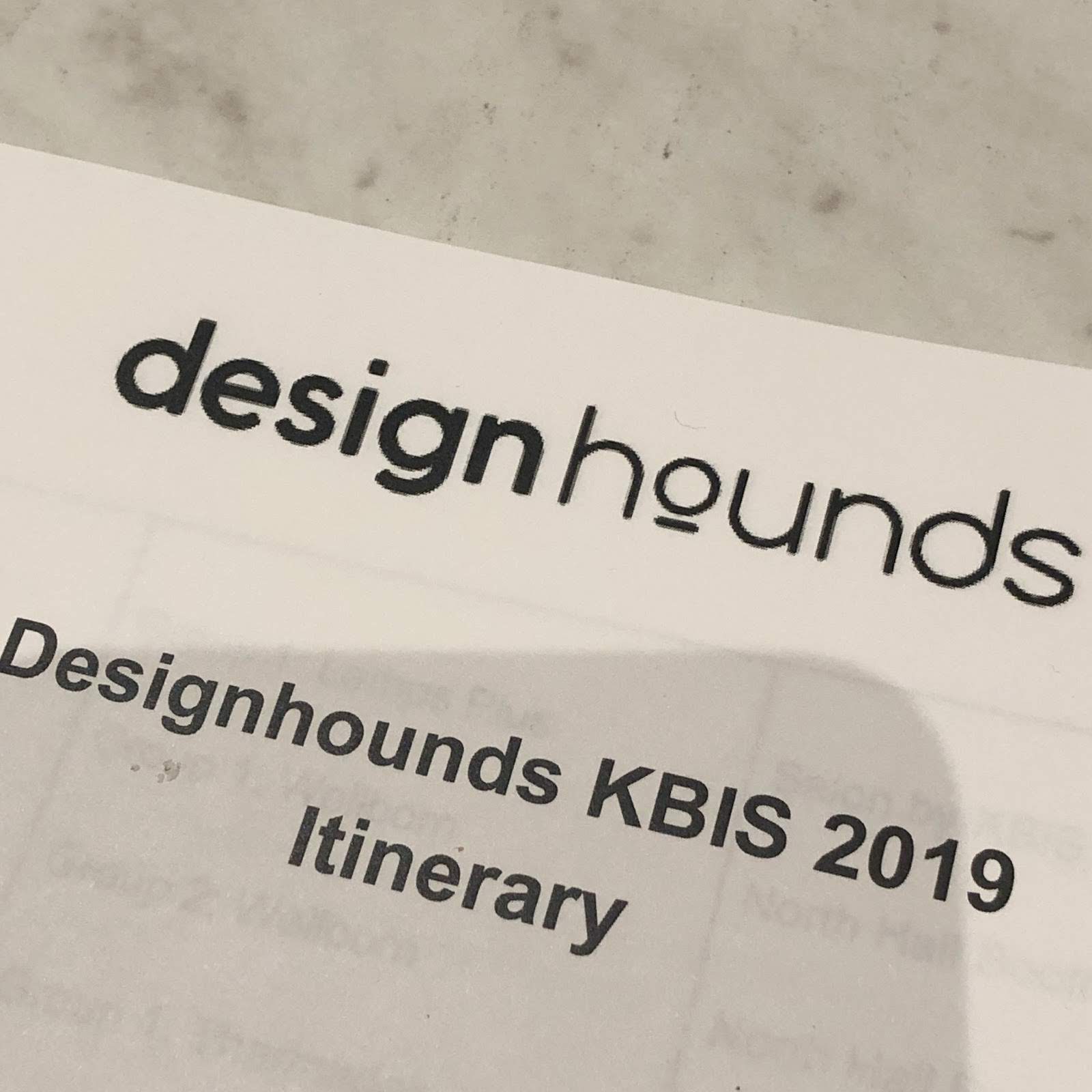 Design Hounds - KBIS 2019 - Itinerary - Details Full Service Interiors