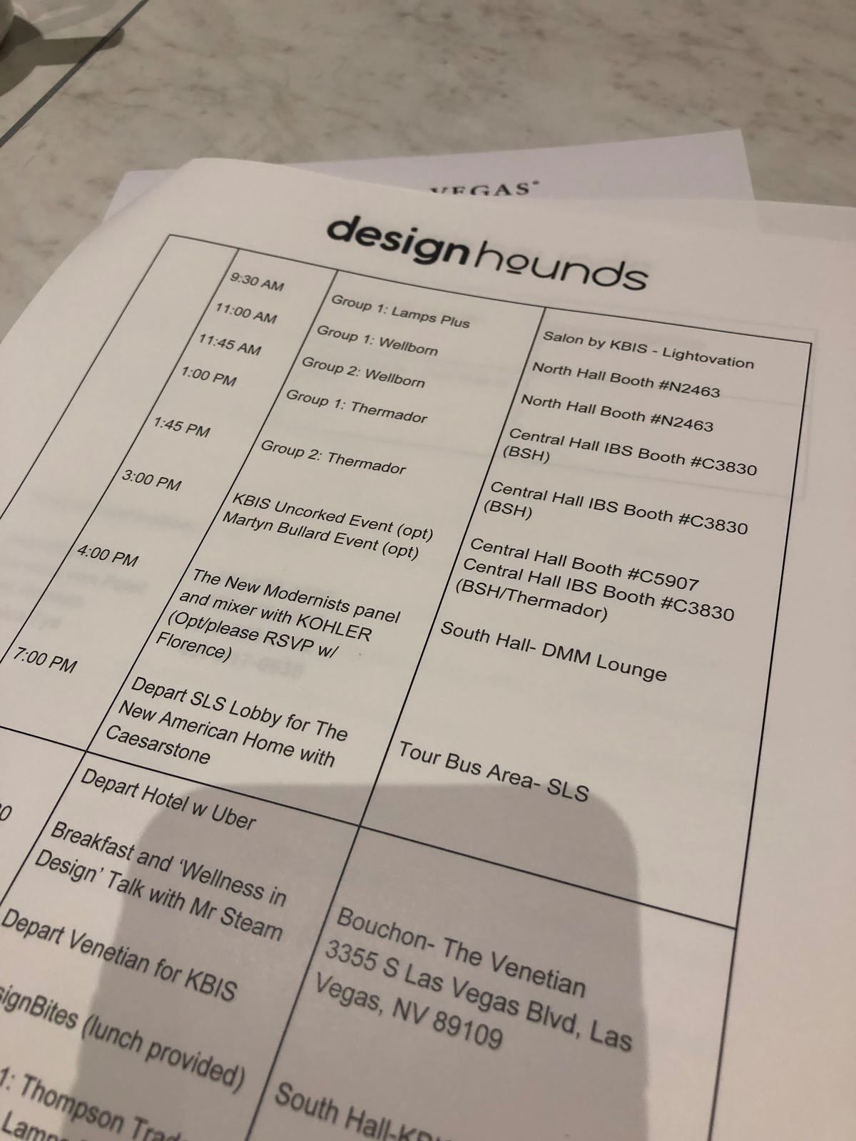 Designhounds KBIS 2019 - Details Full Service Interiors