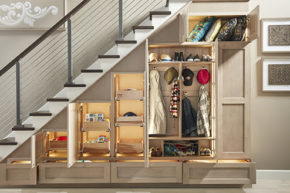 Under Stair Storage - Custom Cabinets - KBIS 2019