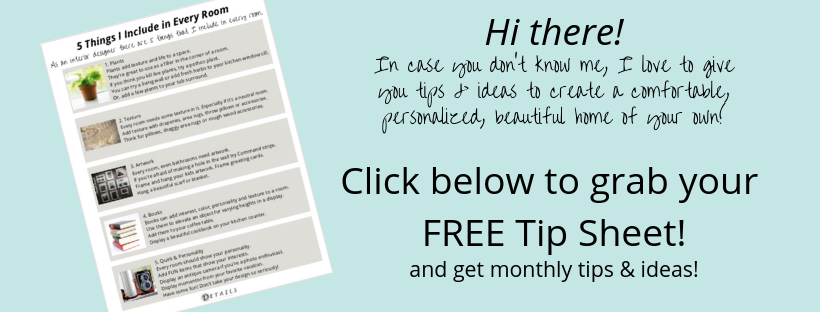 Download your Tip Sheet - Details Full Service Interiors