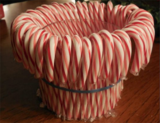 Circle of Candy Canes - Christmas Decorating