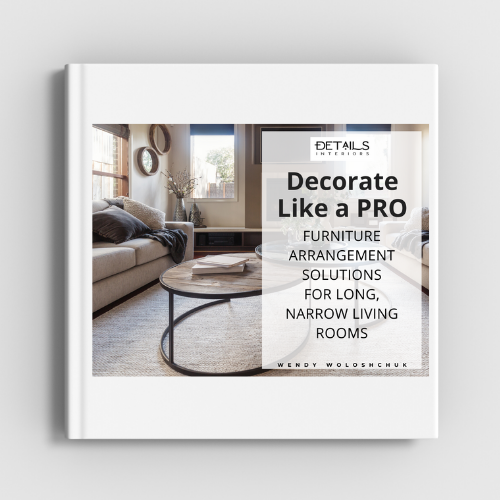 Furniture Arrangements for Long Narrow Living Rooms - eBook - Interior Design Tip Sheet