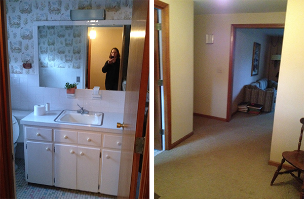 Foyer - Carpeted - Home Transformation - East Longmeadow Massachusetts - Details Interiors