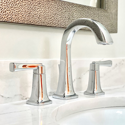 Modern Polished Nickel Bathroom Faucet Bathroom - Include in Your Bathroom Remodel - Monson Mass Interior Design