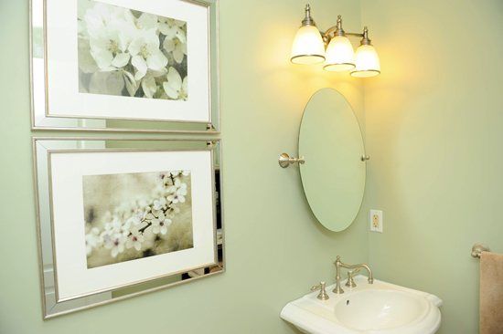 Green bathroom - Calming Color - Understanding an Interior Designer in New England - Details Interiors