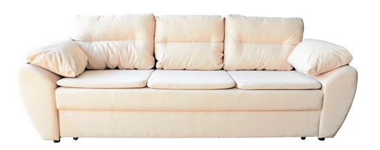 Poofy Sofa Marshmallow Couch - Old Outdated Interior Design - Details Interiors - Monson Mass