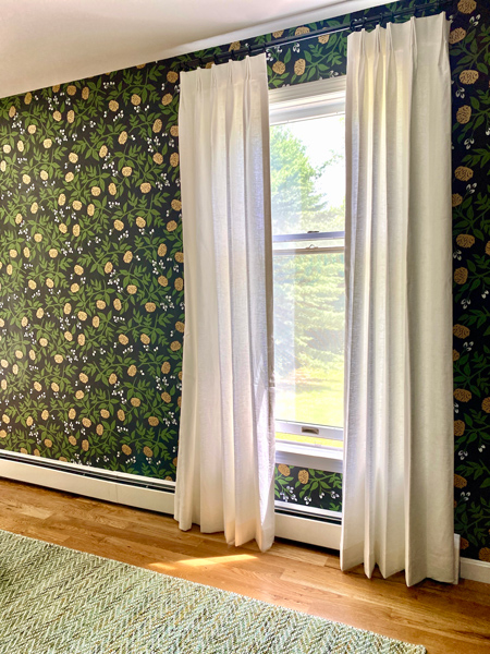 Bold Pattern Wallpaper Western Massachusetts Interior Design