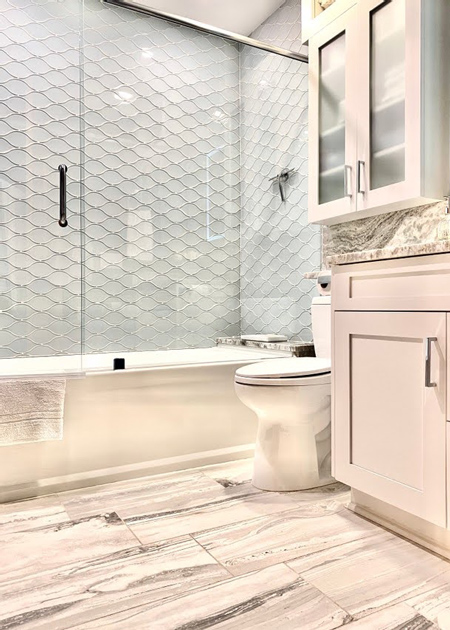 Bathroom Renovation - Budget - New England Interior Design - Details Interiors