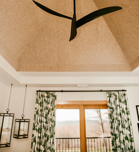 Custom Draperies - Beach Theme - Master Bedroom - Details Interiors