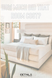 How much did that room cost - Tropical Bedroom - Details Interiors