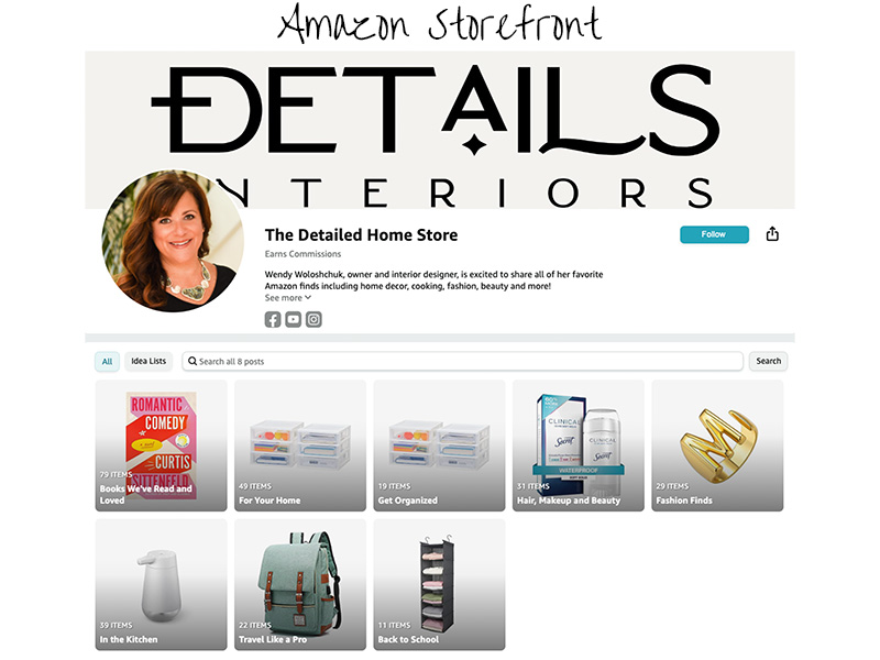 Details Interiors Amazon Storefront - Interior Design in Mass