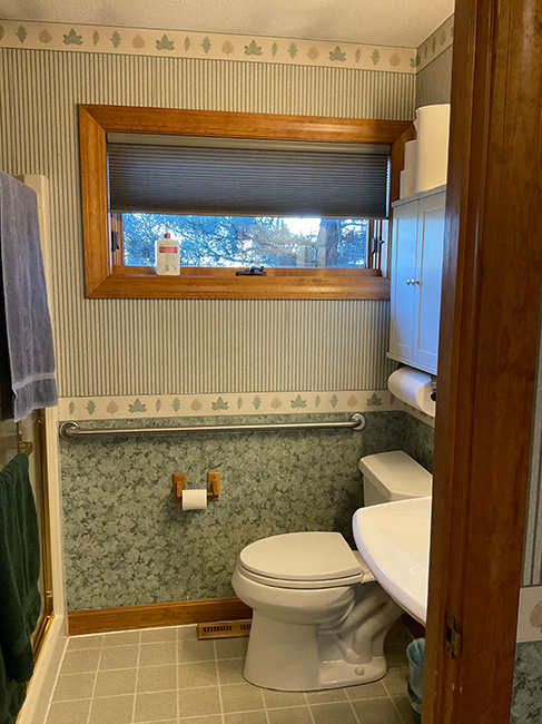 90's Style Bathroom - Interior Design Remodel - Details Interiors