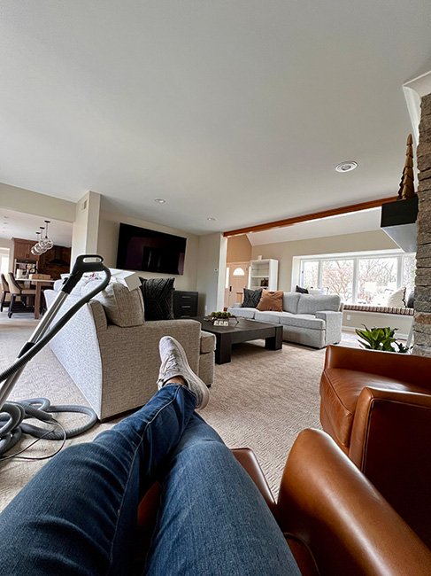 Interior Designer in Western MA - Living Room Remodel